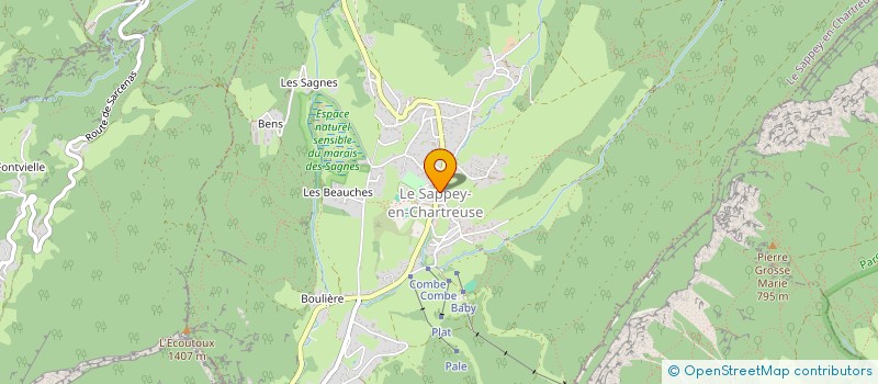 localisation de l'entreprise UPC  LE SAPPEY-EN-CHARTREUSE