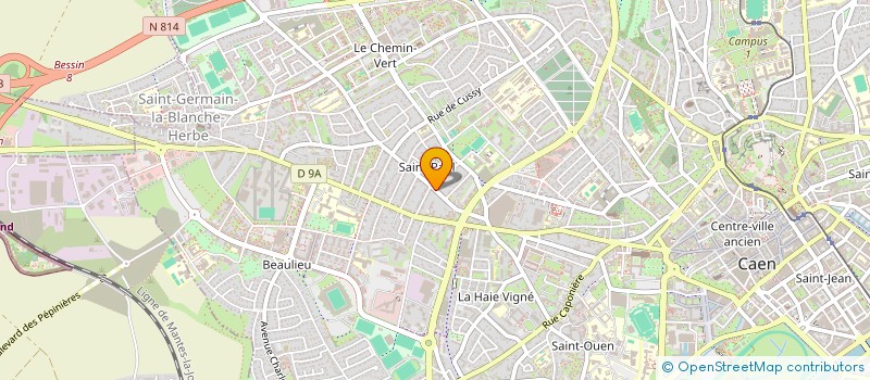 localisation de l'entreprise UPCITY CONSEIL à CAEN
