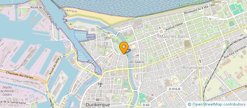 localisation de l'entreprise UPCORELENS à DUNKERQUE