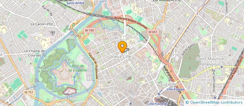 localisation de l'entreprise UPCYC'LILLE à LILLE