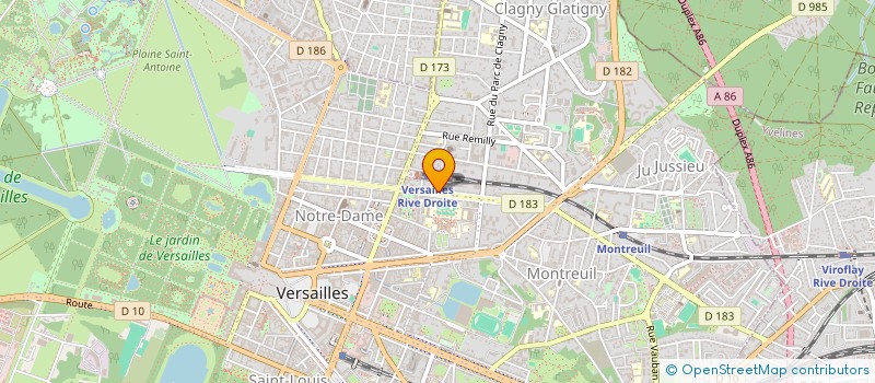 localisation de l'entreprise UPCYCLE SAS à VERSAILLES