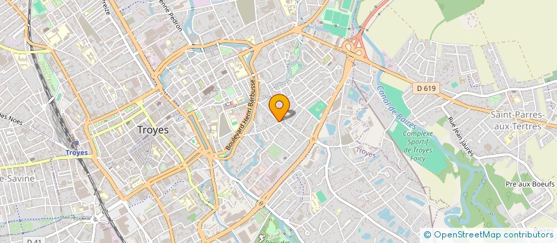 localisation de l'entreprise UPCYCLINE à TROYES