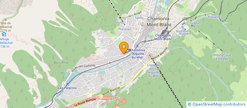 localisation de l'entreprise UPCYCLING & DESIGN  CHAMONIX-MONT-BLANC