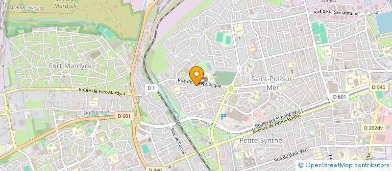 localisation de l'entreprise UPDAT à DUNKERQUE