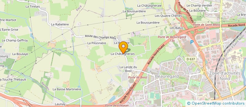 localisation de l'entreprise UPDATA CONSULTING  RENNES