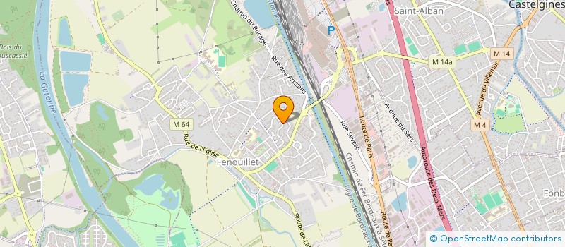 localisation de l'entreprise UPDATE  FENOUILLET