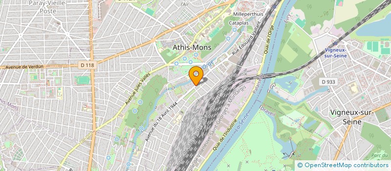localisation de l'entreprise UPDATE DEVELOPEMENT à ATHIS-MONS
