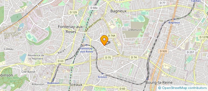 localisation de l'entreprise UPDATES à FONTENAY-AUX-ROSES