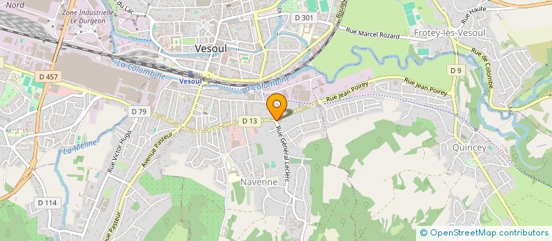 localisation de l'entreprise UPE 1 à NAVENNE