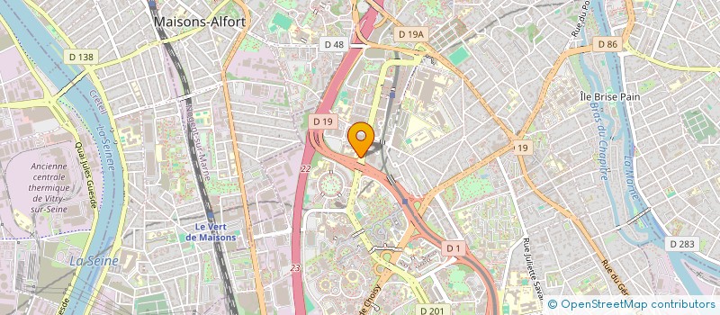 localisation de l'entreprise UPEC OUTRE-MERVEILLE  CRETEIL