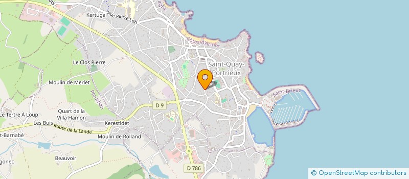 localisation de l'entreprise UPEC UN PAROIS EDUC CHRETIENNE  SAINT-QUAY-PORTRIEUX