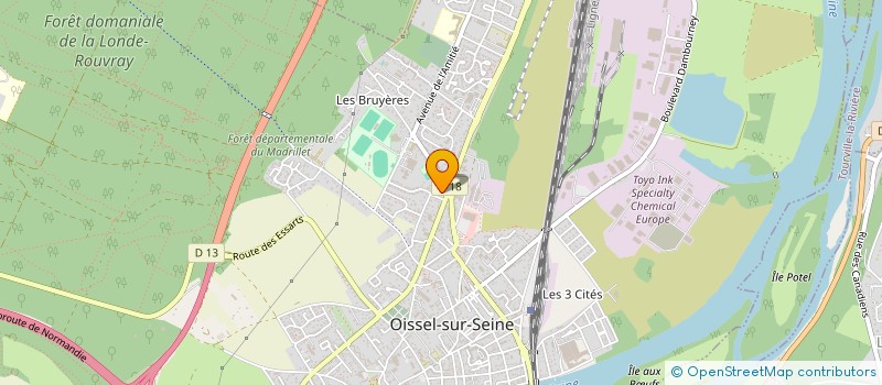 localisation de l'entreprise UPENDOCHARITY à OISSEL