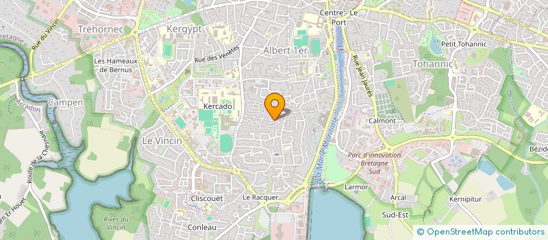 localisation de l'entreprise UPERIMO à VANNES
