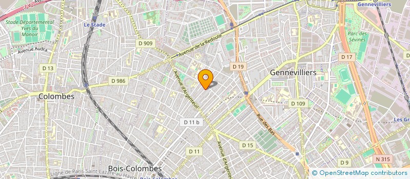 localisation de l'entreprise UPGRADE AGENCY à ASNIERES-SUR-SEINE