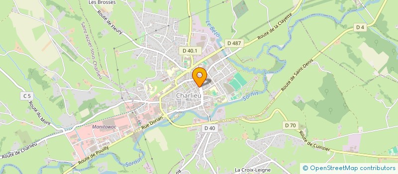 localisation de l'entreprise UPGRADE AUTO  CHARLIEU