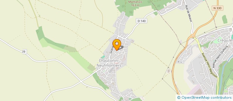 localisation de l'entreprise UPGRADE DENTAL  CHAUCONIN-NEUFMONTIERS