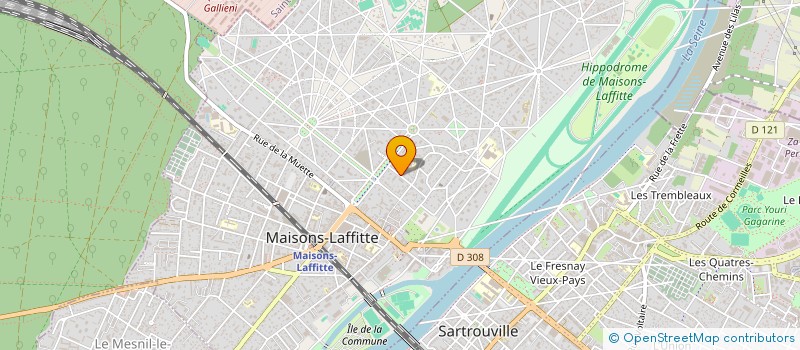 localisation de l'entreprise UPGRADE - JK CONSULTING à MAISONS-LAFFITTE