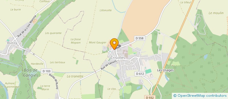 localisation de l'entreprise UPHEO  CRISOLLES