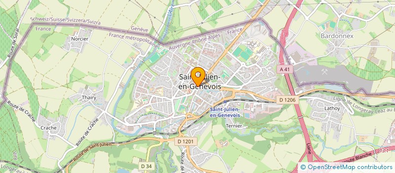 localisation de l'entreprise UPI BAY  SAINT-JULIEN-EN-GENEVOIS