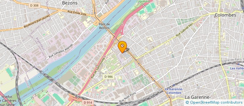 localisation de l'entreprise UPITS  COLOMBES
