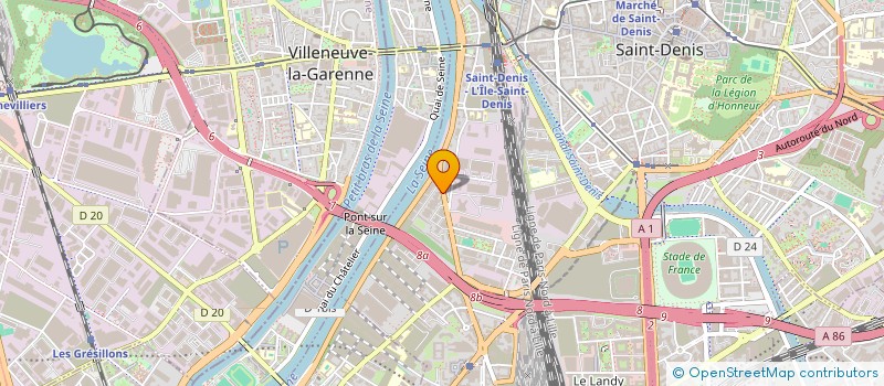 localisation de l'entreprise UPLEVEL SOLUTION à SAINT-DENIS