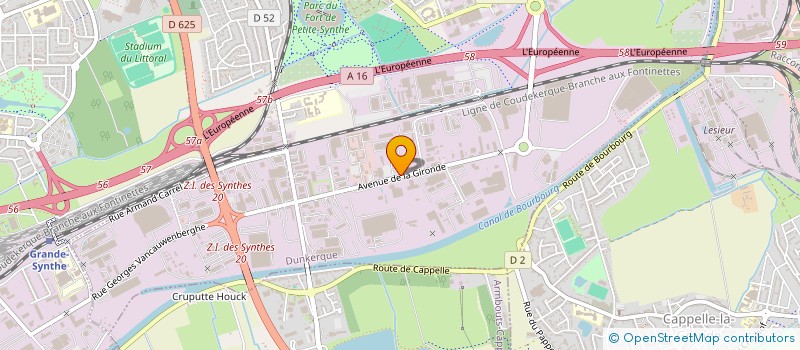 localisation de l'entreprise UPLIFT PERFORMANCE à DUNKERQUE