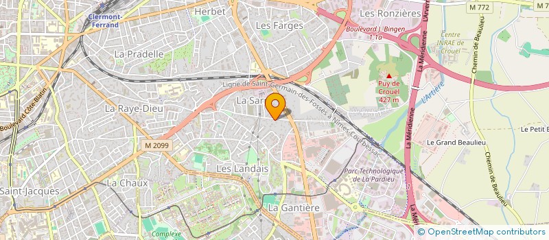 localisation de l'entreprise UPLIGHT IMMO  CLERMONT-FERRAND