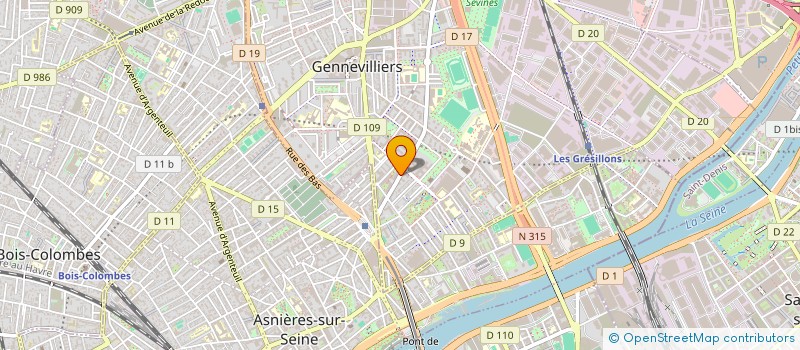 localisation de l'entreprise UPLOAD PRODUCTIONS  GENNEVILLIERS