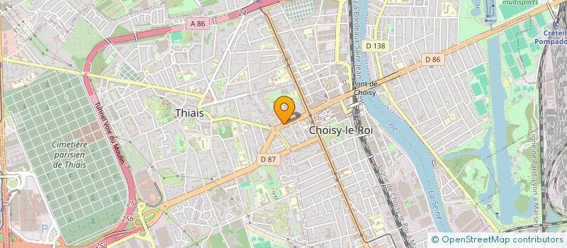 localisation de l'entreprise UPLOG à CHOISY-LE-ROI