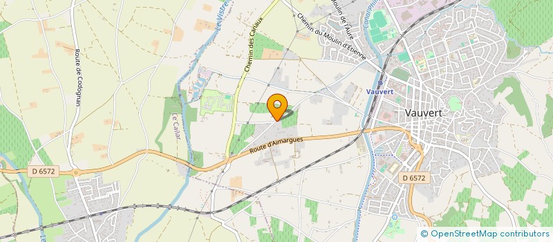 localisation de l'entreprise UPM  VAUVERT