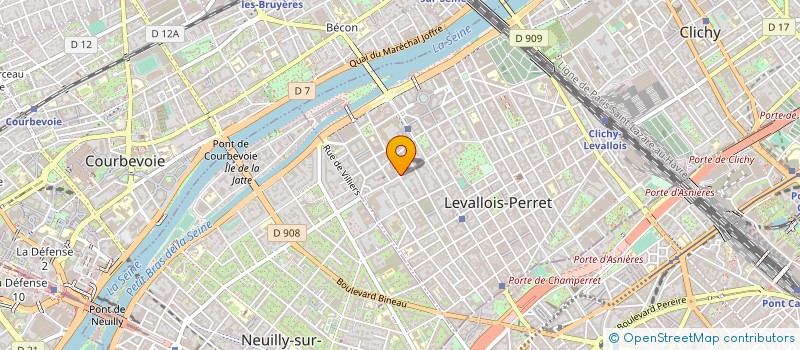 localisation de l'entreprise UPM FRANCE SAS à LEVALLOIS-PERRET