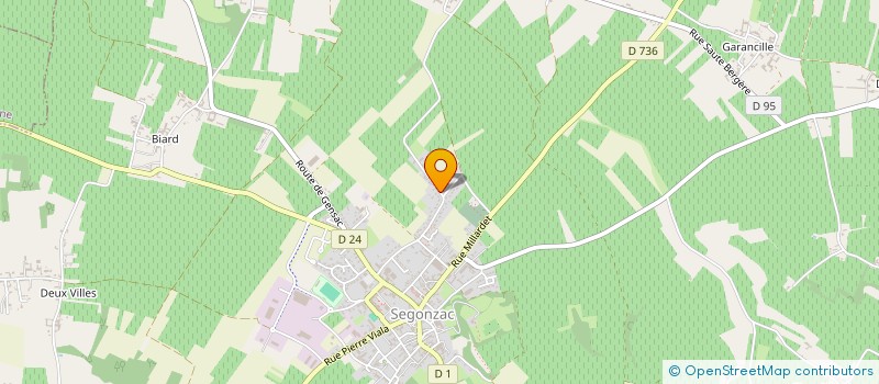 localisation de l'entreprise UPM LOGIMMO  SEGONZAC