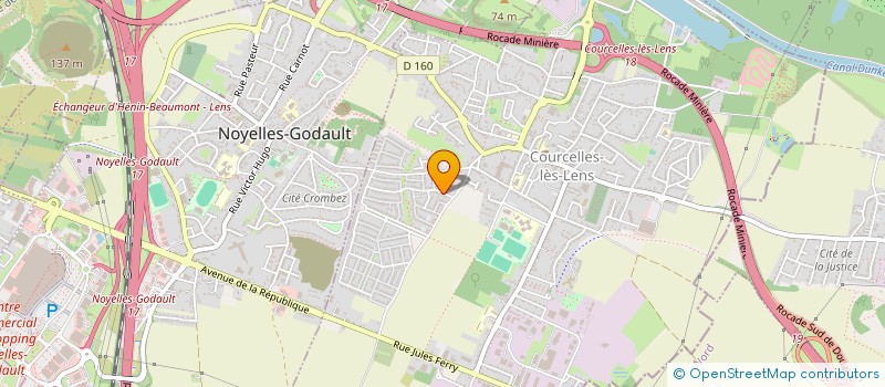 localisation de l'entreprise UPMYDAY  COURCELLES-LES-LENS