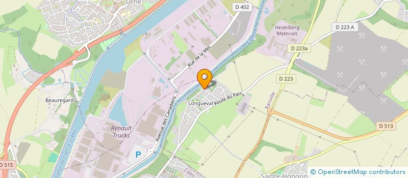 localisation de l'entreprise UPONSKY  RANVILLE