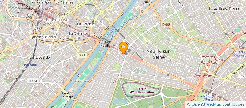 localisation de l'entreprise UPOPY à NEUILLY-SUR-SEINE