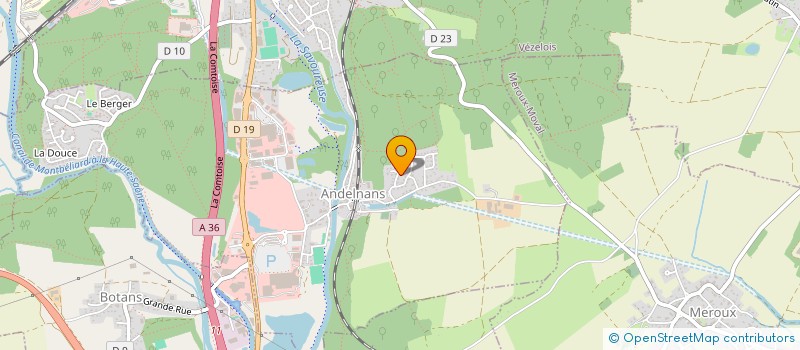 localisation de l'entreprise UPPC SARL à ANDELNANS