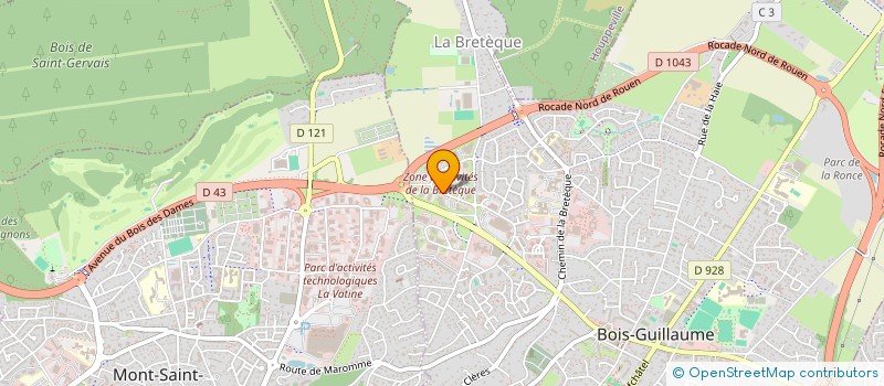 localisation de l'entreprise UPPER DIGIT  QUINCAMPOIX