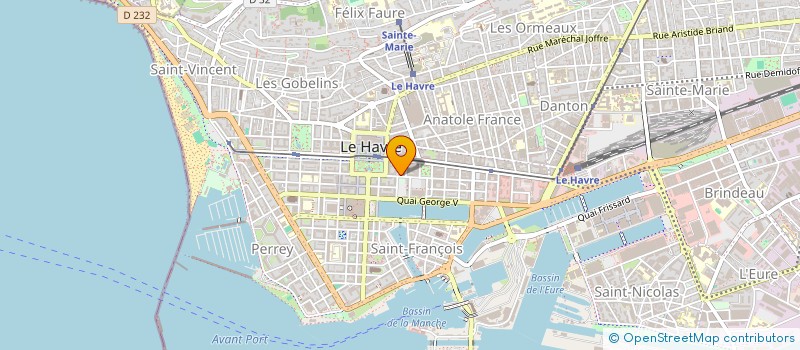 localisation de l'entreprise UPPER NORMANDY à LE HAVRE