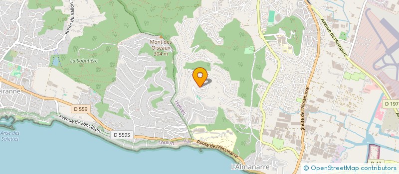 localisation de l'entreprise UPPERCUT  HYERES