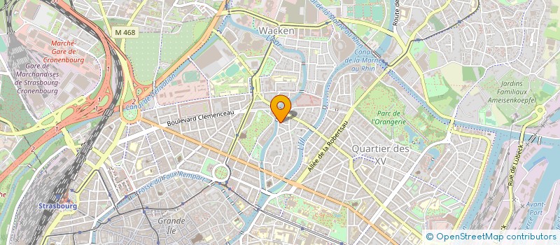 localisation de l'entreprise UPRIGHT AERO à STRASBOURG