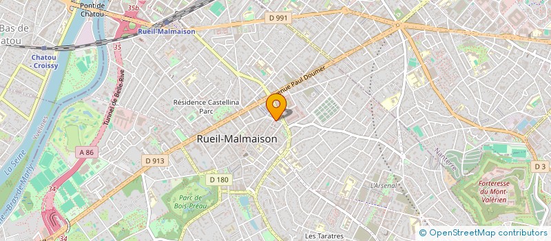 localisation de l'entreprise UPRIM à RUEIL-MALMAISON