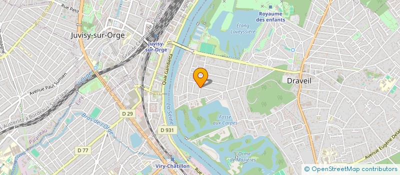 localisation de l'entreprise UPSCALE à DRAVEIL