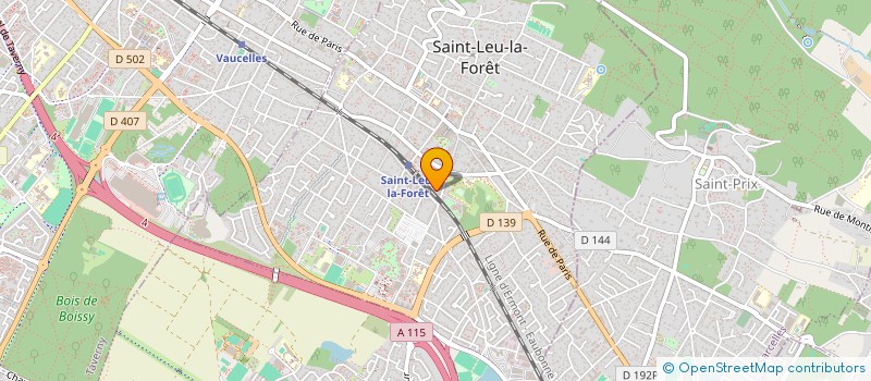 localisation de l'entreprise UPSCALE CONSEIL  SAINT-LEU-LA-FORET