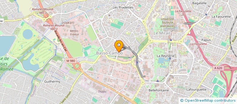 localisation de l'entreprise UPSCALE W1 à TOULOUSE