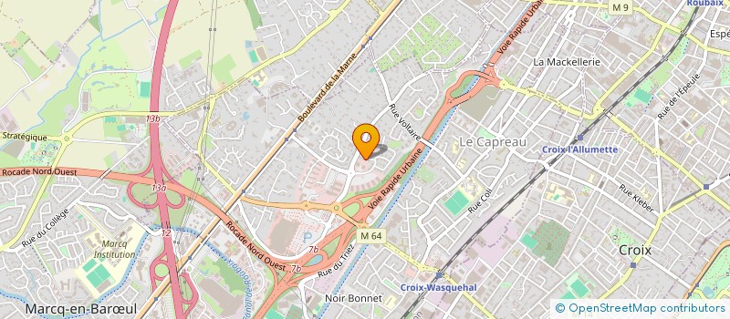 localisation de l'entreprise UPSCALE2I  LYS-LEZ-LANNOY