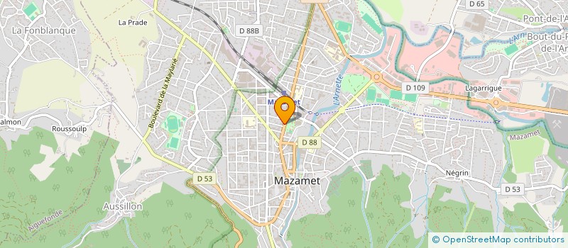 localisation de l'entreprise UPSCAYL  MAZAMET