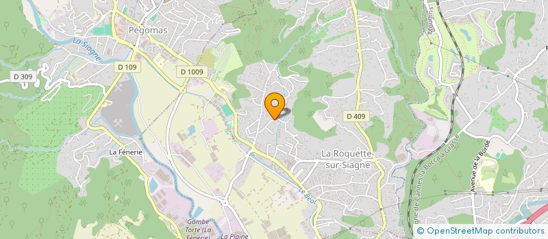 localisation de l'entreprise UPSELLR à LA ROQUETTE-SUR-SIAGNE
