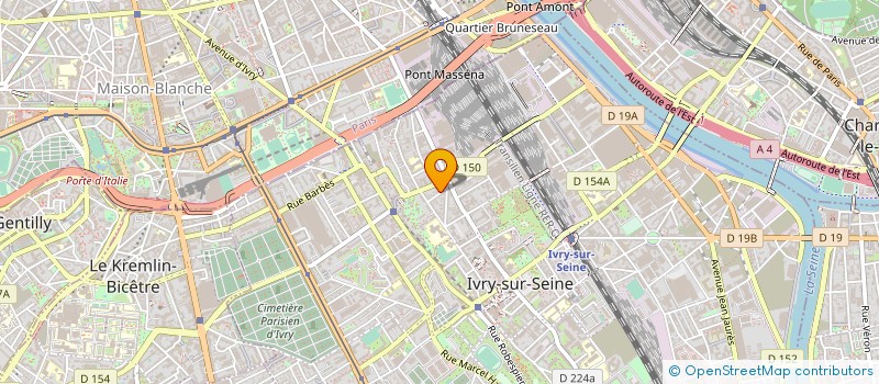localisation de l'entreprise UPSHOW CONSULTING à IVRY-SUR-SEINE