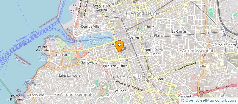 localisation de l'entreprise UPSIDE à MARSEILLE