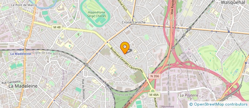 localisation de l'entreprise UPSIDE à MARCQ-EN-BARŒUL